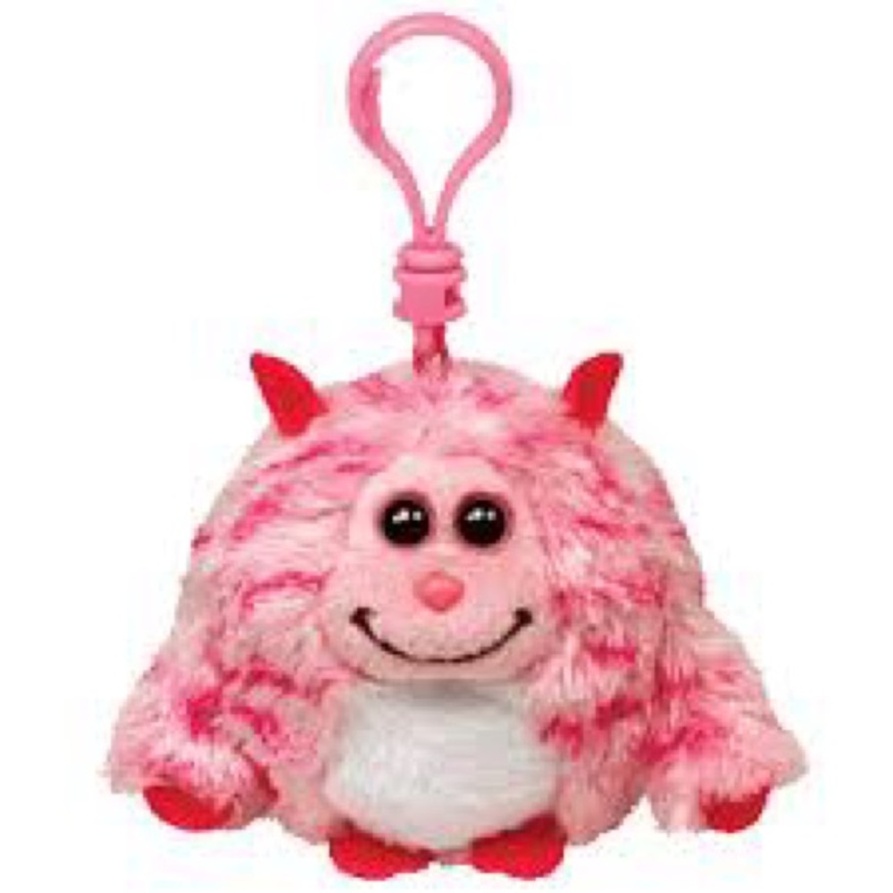 TY BEANIE BABIES BUDDIES Monstaz Roxy Clip On Backpack, Purse, Tote clip charm